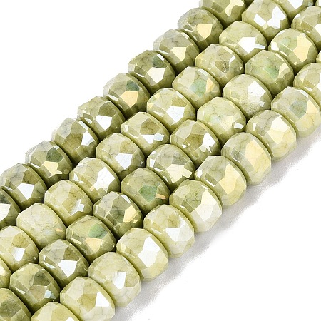 Anti-Tarnish Electroplate Glass Beads Strands GLAA-T025-10mm-11Q-1