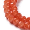 Baking Paint Imitation Jade Glass Bead Strands LS-DGLA-A034-J6MM-A12-3