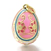 Brass Enamel Pendants KK-K389-150G-03-1