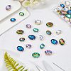 Unicraftale 60Pcs 10 Style Oval Sew on Rhinestone DIY-UN0004-34-2