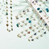Natural Gemstone & Pearl Beaded Necklace NJEW-JN03894-2