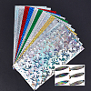Waterproof Holographic Adhesive Craft Vinyl Sheets DIY-FG0001-25-4