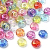 Transparent Acrylic European Beads FIND-CJC0003-54A-3