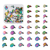 36Pcs 18 Style 304 Stainless Steel Stud Earring Findings STAS-TA0004-77-30