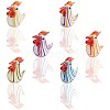 6Pcs Glass Chick Figurine JX538A-1