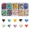 1000Pcs 10 Colors Electroplate Glass Beads EGLA-YW0005-05-1