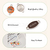  30Pcs 6 Styles Alloy Enamel Connector Charms ENAM-TA0001-72-14