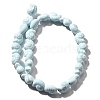 Handmade Porcelain Beads Strands PORC-I028-02G-2