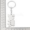 Alloy Enamel Keychains KEYC-P020-A03-3