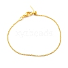 Brass Cable Chains Bracelets for Women BJEW-G735-09G-1