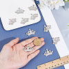 25Pcs Alloy Rhinestone Cabochons FIND-GA0007-48B-3
