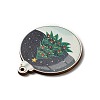 Single Face Printed Wood Pendants LS-WOOD-H102-02H-4