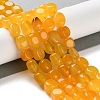 Natural Topaz Jade Beads Strands G-P497-01D-03A-2