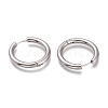 Tarnish Resistant 201 Stainless Steel Huggie Hoop Earrings EJEW-L256-05Q-P-2