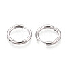 304 Stainless Steel Hoop Earrings EJEW-T048-24B-P-2