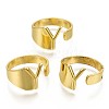 Alloy Cuff Finger Rings X-RJEW-S038-195Y-G-NR-2