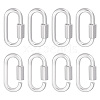 Unicraftale 6Pcs Alloy Screw Carabiner Lock Charms FIND-UN0003-31P-1