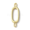 Rack Plating Brass Connector Charms KK-P245-07G-O-1