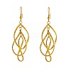 304 Stainless Steel Dangle Earrings STAS-OY016-87G-1