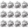 60Pcs Tibetan Style Alloy Message Charms FIND-SC0007-14-1
