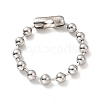 304 Stainless Steel Ball Chain Necklace & Bracelet Set STAS-D181-02P-02B-3