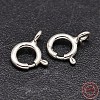 925 Sterling Silver Spring Ring Clasps STER-F014-06C-3