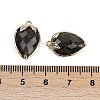 Natural Labradorite Faceted Pendants G-M431-06G-12-3