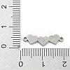 304 Stainless Steel Connector Charms STAS-P332-03P-3