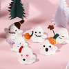 1 Set Halloween Theme DIY Ghost Knitting Kits for Beginners DIY-SC0026-51-4
