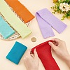 BENECREAT 6Pcs 6 Colors Polyester Elastic Ribbing Fabric for Cuffs DIY-BC0006-53A-3