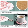 Porcelain Coasters AJEW-WH0133-005-4