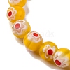 Handmade Millefiori Lampwork Beads Strands LAMP-G164-05E-3