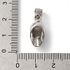 304 Stainless Steel Pendants STAS-Z075-33P-3