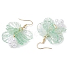 Acrylic Leaf Dangle Earrings EJEW-JE06183-02-4