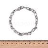 Tarnish Resistant 304 Stainless Steel Figaro Chain Bracelets BJEW-P237-24P-5