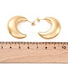 Moon 304 Stainless Steel Stud Earrings EJEW-A125-22G-5