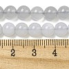 Natural Blue Chalcedony Beads Strands G-K310-C12-6mm-A-5