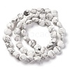 Natural Howlite Beads Strands G-T047-A03-01-3