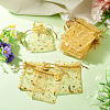 30Pcs Gold Stamping Moon Star Organza Drawstring Gift Bags ABAG-TA0002-21C-5