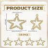 10Pcs Alloy Pendants FIND-LP0005-46-2