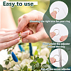 32Pcs 8 Styles Plastic Ring Adjusting Spiral Coil FIND-DC0007-63-4