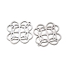 Hollow 201 Stainless Steel Pendants STAS-I364-17P-2