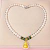 Natural Freshwater Pearl Beaded Necklaces for Women WGE4EAE-22-1