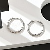 Tarnish Resistant 201 Stainless Steel Huggie Hoop Earrings Findings STAS-F149-33P-B-3
