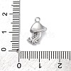 Brass Micro Pave Cubic Zirconia Pendants KK-D288-06P-3