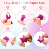 4 Colors Lucky Star Origami Paper DIY-SC0027-23-3
