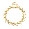 Rack Plating Brass Link Bracelets for Women BJEW-C086-01G-3