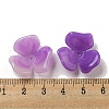 Two-tone Opaque Acrylic Bead Caps OACR-G034-03F-3