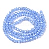 Electroplate Glass Beads Strands EGLA-A044-P1mm-B17-3