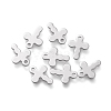 Non-Tarnish 304 Stainless Steel Tiny Cross Charms STAS-K195-17P-1